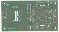 Symmetrisches Audio Netzteil mit EI 42 6VA V2.0 2020 Leiterplatte