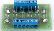 Fuse Board 6 fach Max 6,3A - Leiterplatte ohne Bauteile