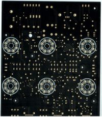 Rhren Premium Pre Amp fr die 6SN7 und 6SL7 2021 - Leiterplatte, Vergoldet - Ohne Bauuteile