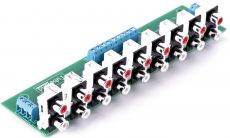 8X HQ Audio Umschalter Cinch – Bausatz 2022 V2 CC130
