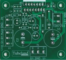 TDA7293 D Mos-Audioverstrker bis zu 100W 2023 - Leiterplatte OHNE Bauteile