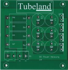 DC Heizung bis 7,9A aus 6,3V AC - Leiterplatte Ohne Bauteile