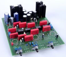 Röhren Pre Amp mit Abschaltbarer Klangreglung -Bausatz Ohne Röhren und Alps Potis, Standard