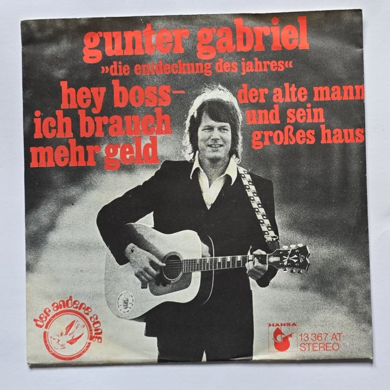 gunter gabriel - hey boss - ich brauch mehr geld