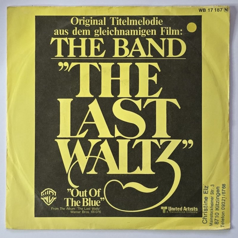 The Band - Theme From The Last Waltz