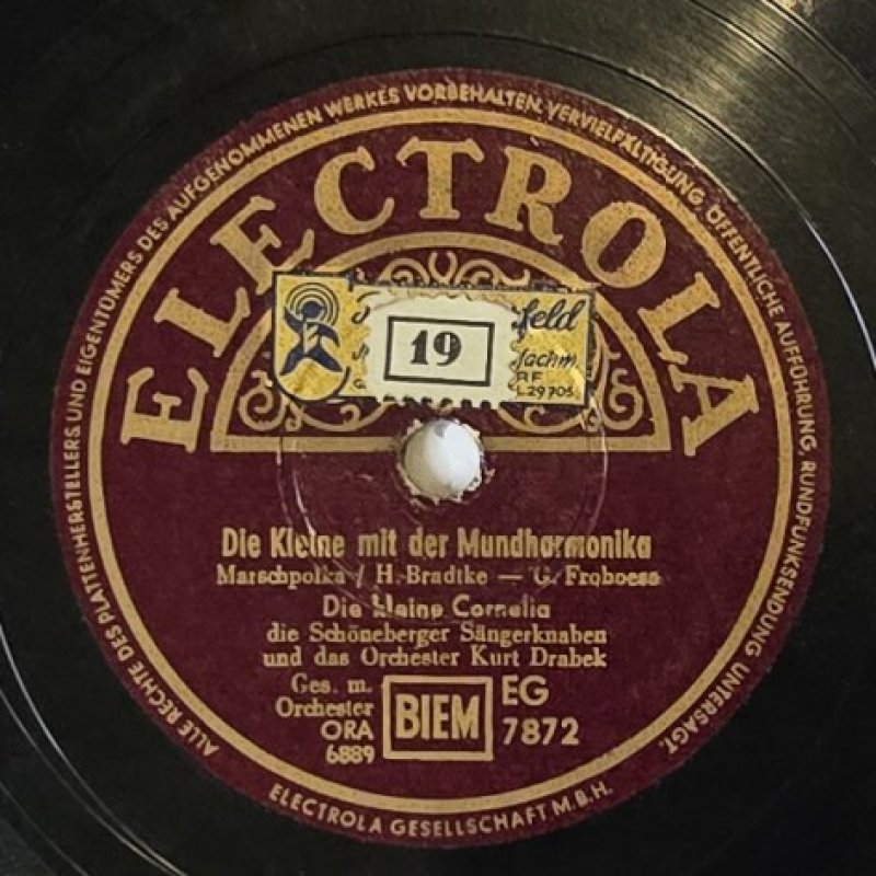 Die Sch�nberger S�ngerknaben und das Orchester Kurt Drabek - Die Kleine mit der Mundharmonika