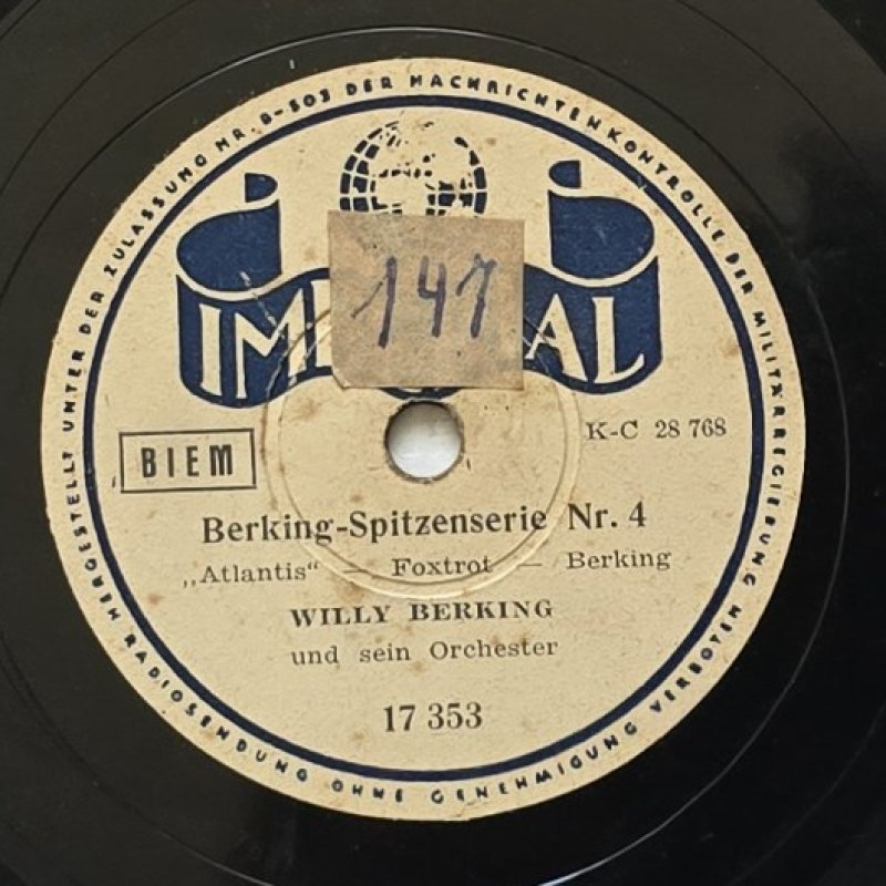 Willy Berking und sein Orchester - Atlantis