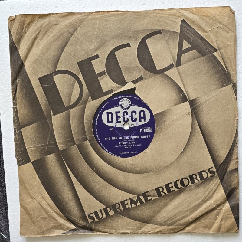 Terry Dene with The Malcolm Lockyer Group - A White Sport Coat (And A Pink Carnation)