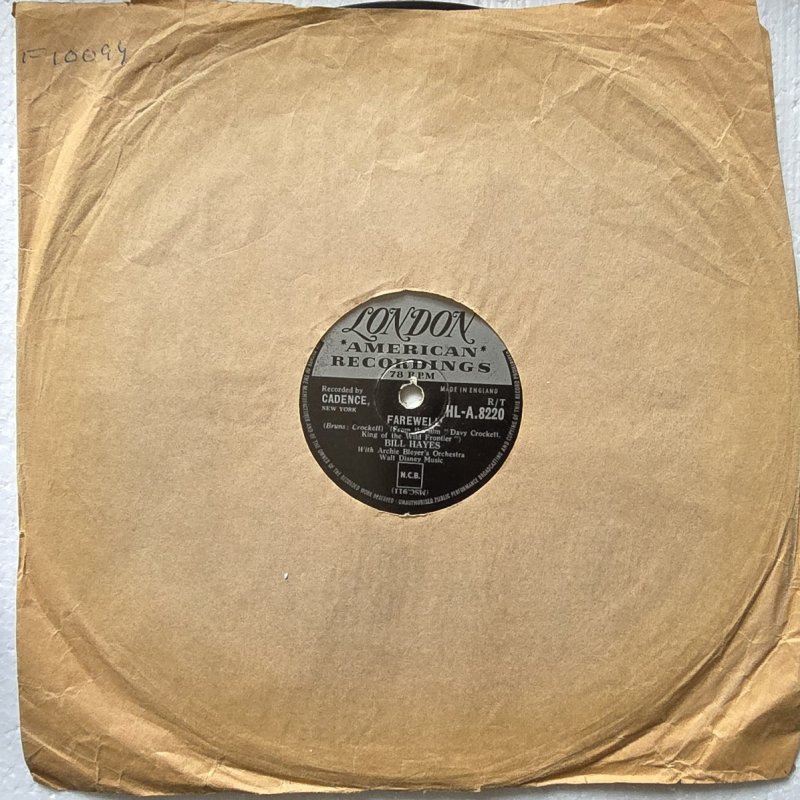 Bill Hayes - Ballad of Davy Crockett