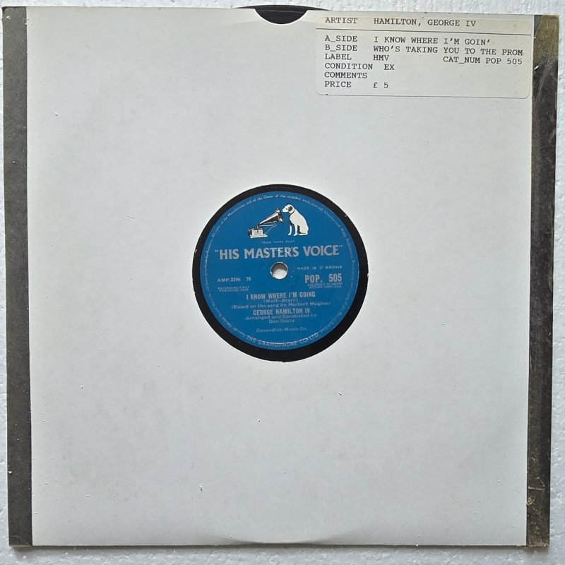 George Hamilton IV - I Know Where I'm Going