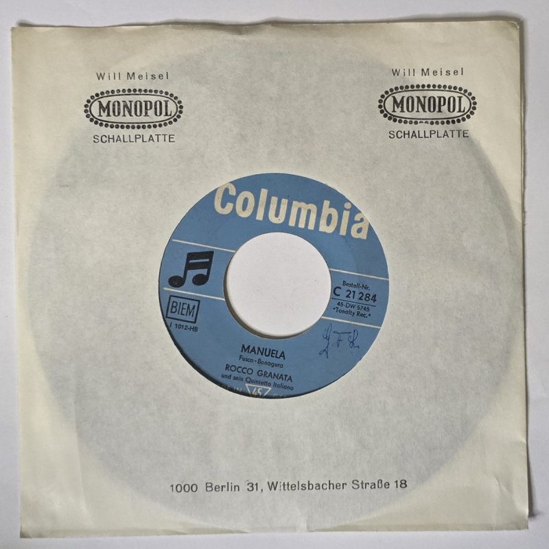 Rocco Granata und sein Quintetto Italiano - Marina