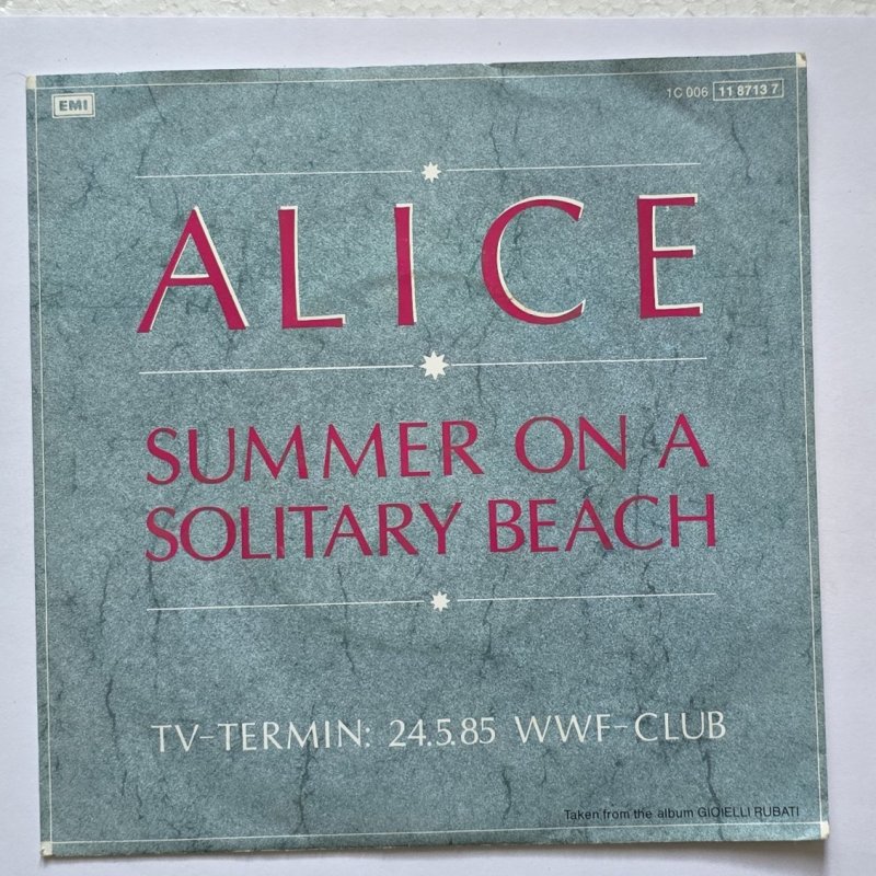 Alice - Summer On A Solitary Beach