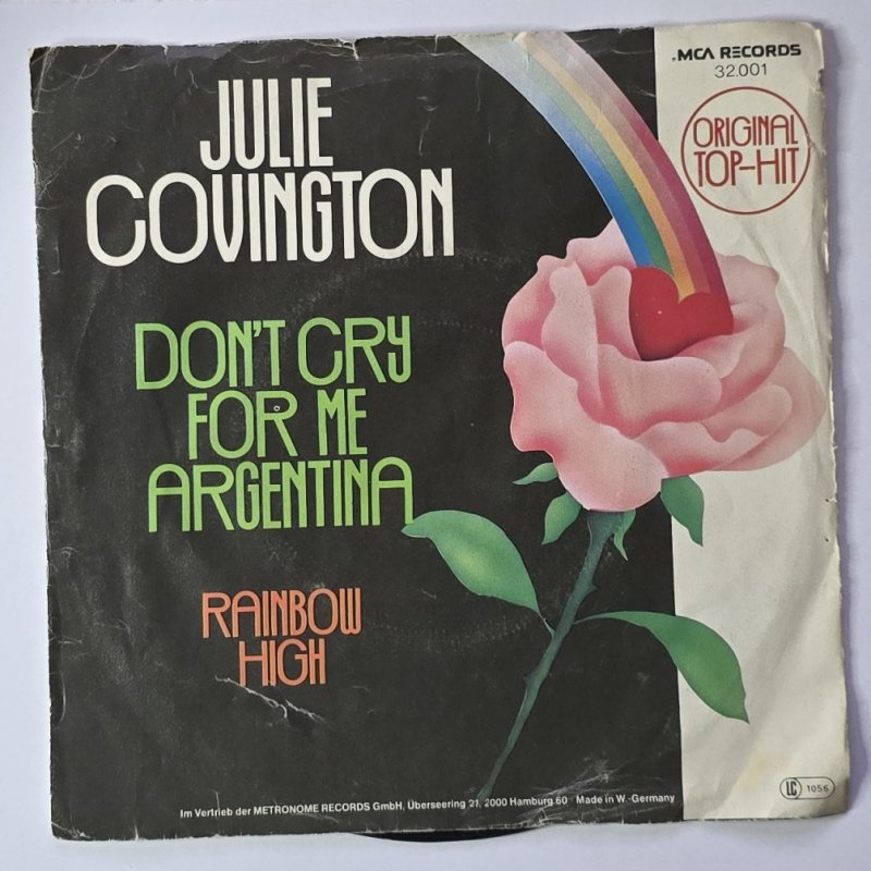 Julie Covington - Don't Cry For Me Argentina