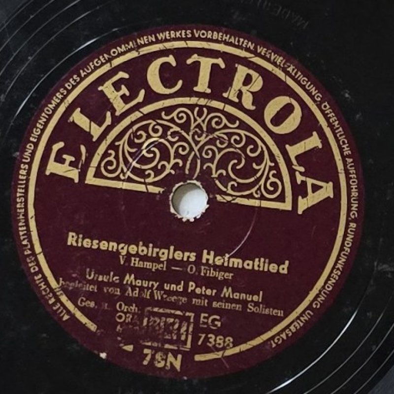 Ursula Maury und Peter Manuel - Riesengebirglers Heimatlied