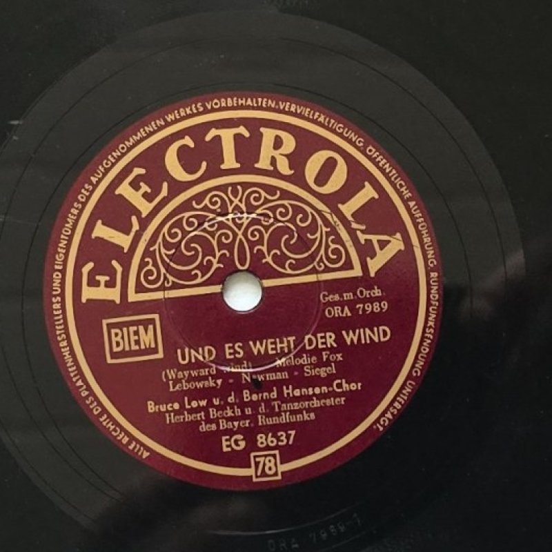 Bruce Low, Bernd Hansen-Chor, Herbert Beckh u.a. Tanzorchester des Bayerischen Rundfunks - Und es weht der Wind