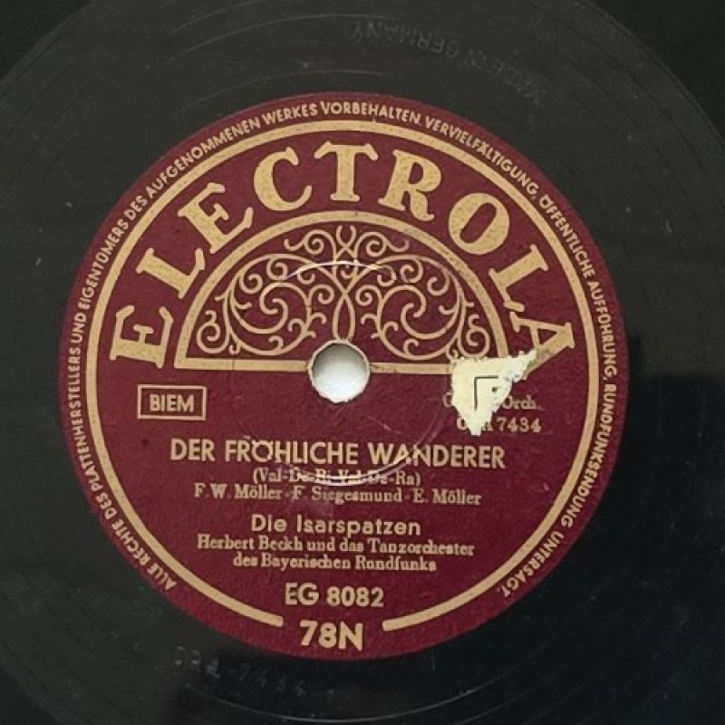 Die Iarspatzen, Herbert Beckh und das Tanzorchester des Bayerischen Rundfunks - Der fr�hliche Wanderer (Val-De-Ri-Ra)