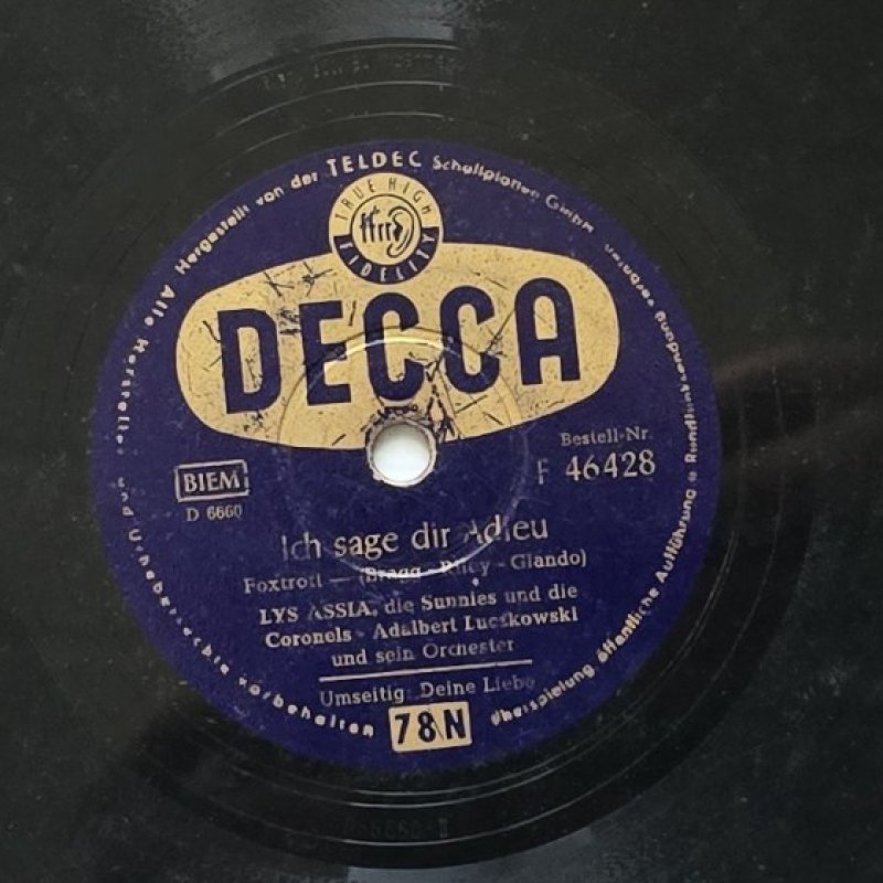 Lys Assia, die Sunnies und die Coronels, Adalbert Lueskowski und sein Orchester - Ich sage dir Adieu