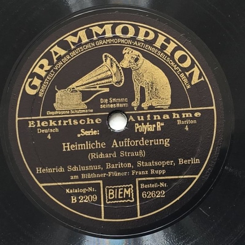 Heinrich Schlusnus - Heimliche Aufforderung