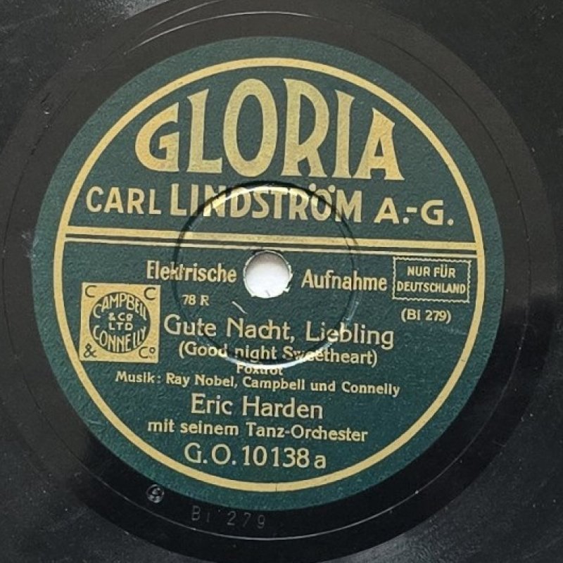 Eric Harden mit seinem Tanz-Orchester - Gute Nacht, Liebling (Good-night Sweetheart)
