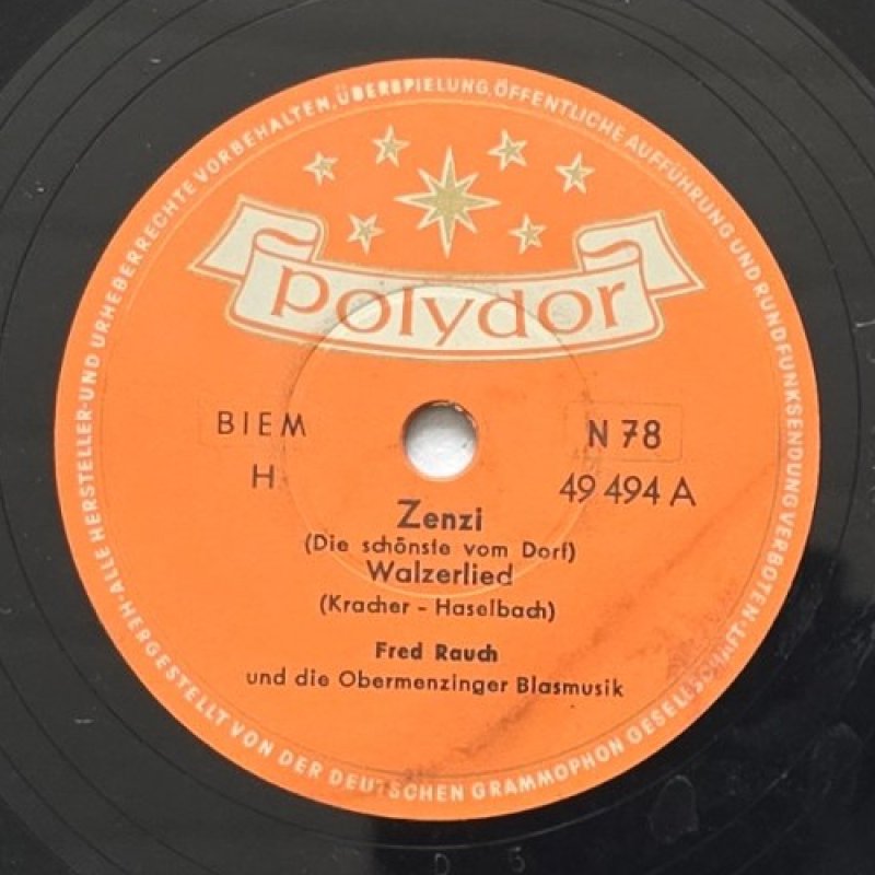 Fred Rauch und die Obermenzinger Blasmusik - Zenzi (Die sch�nste vom Dorf) Walzerlied