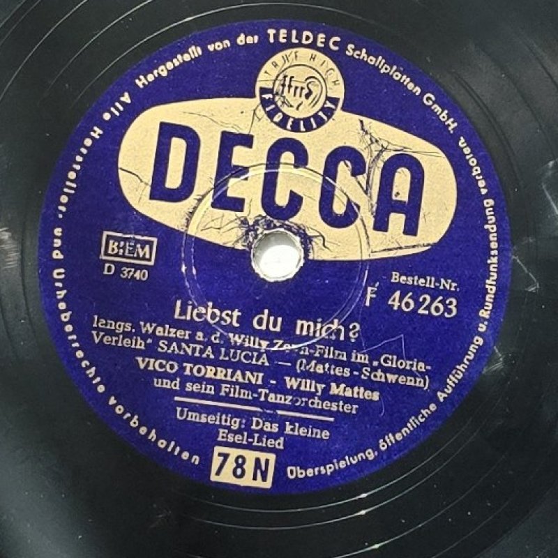 Vico Torriani, Willy Mattes und sein Film-Tanzorchester - Liebst du mich?