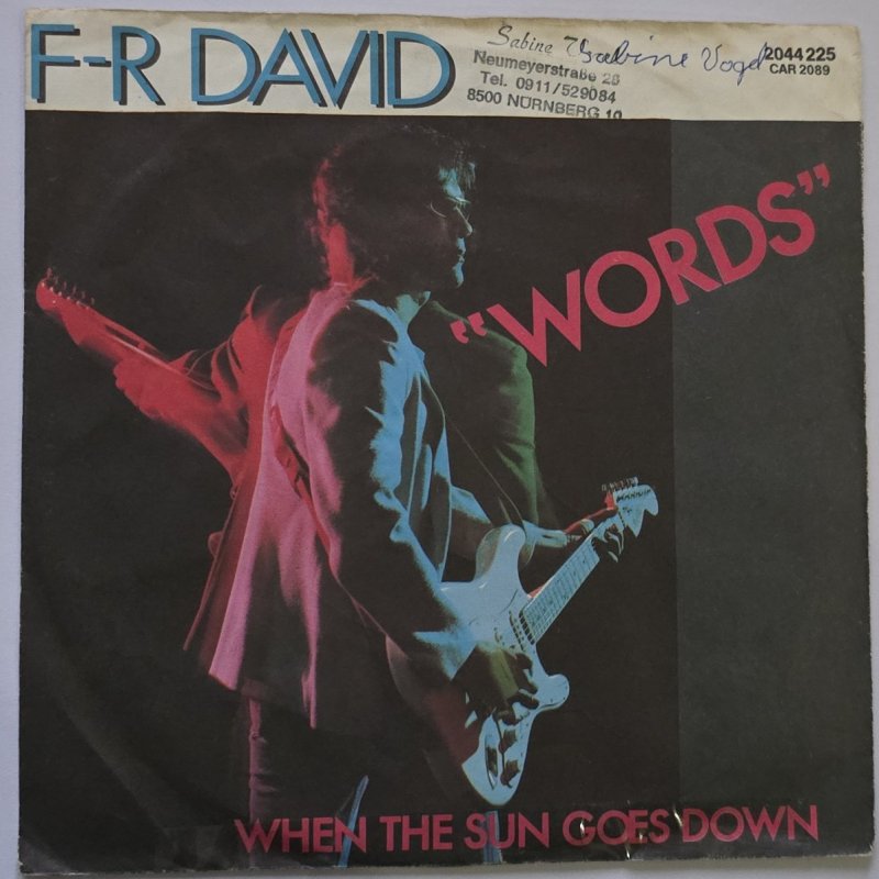 F. R. David - Words