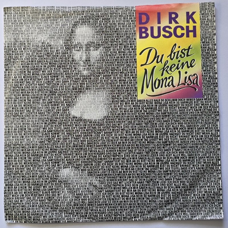 Dirk Busch - Du bist keine Mona Lisa