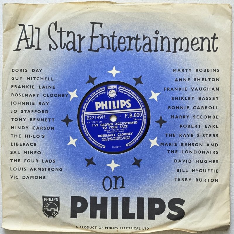 Rosemary Clooney with Paul Weston and his music from Hollywood - I Could Have Danced All Night