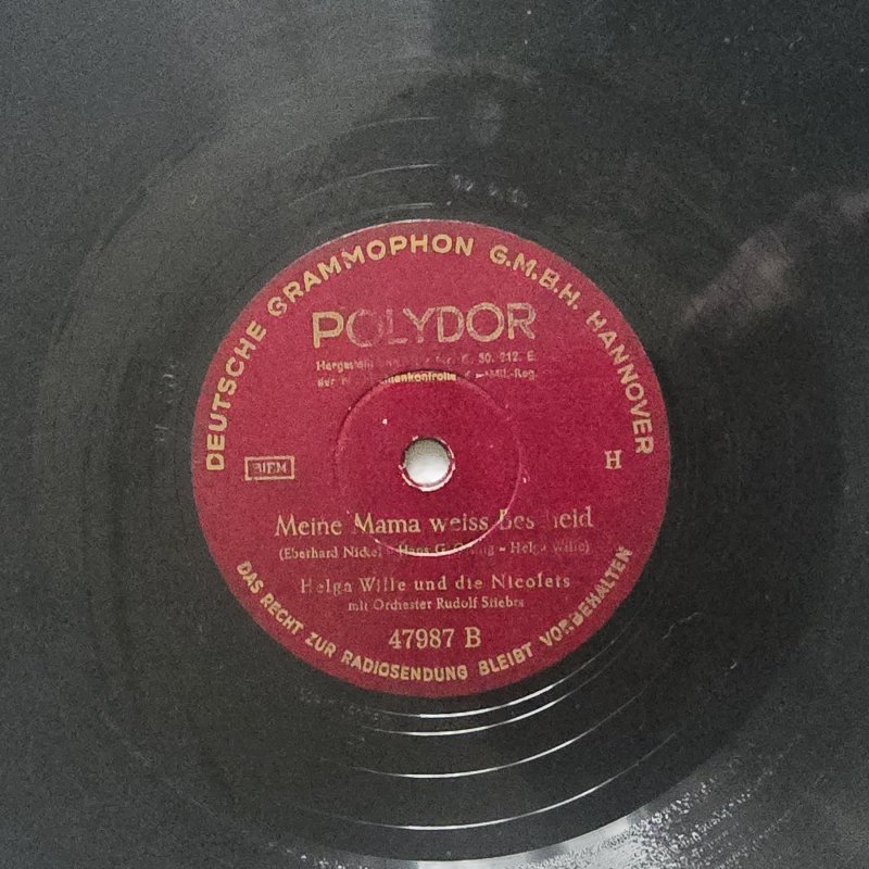 Helga Wille und die Nicolets mit Orchester Rudolf Stiebers - 1001 Nacht