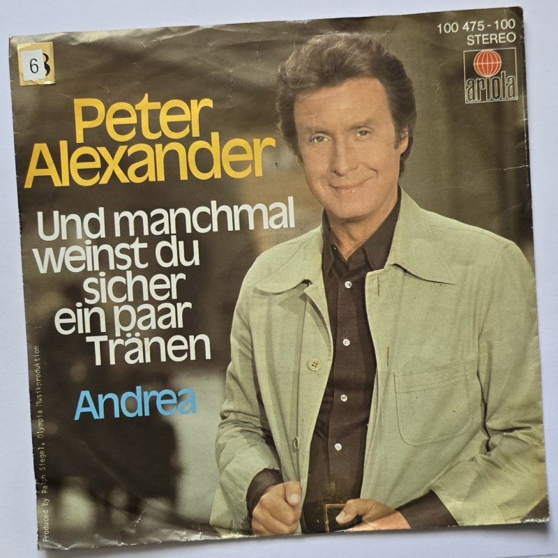 Peter Alexander - Und manchmal weinst du sicher ein paar Tr�nen